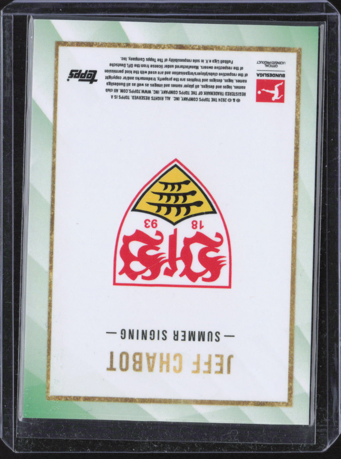 Jeff Chabot Base Topps /25 NM