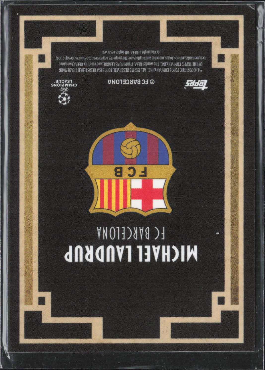 Michael Laudrup Base Stadium Club Chrome UEFA Champions League 13 NM