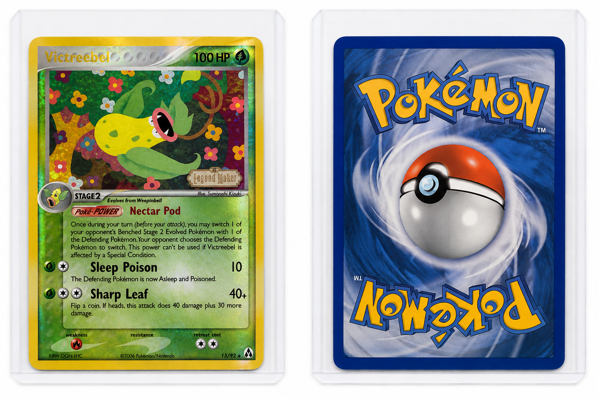 Pokémon Victreebel 13/92 Reverse Holo Stamped – EX Legend Maker 2006