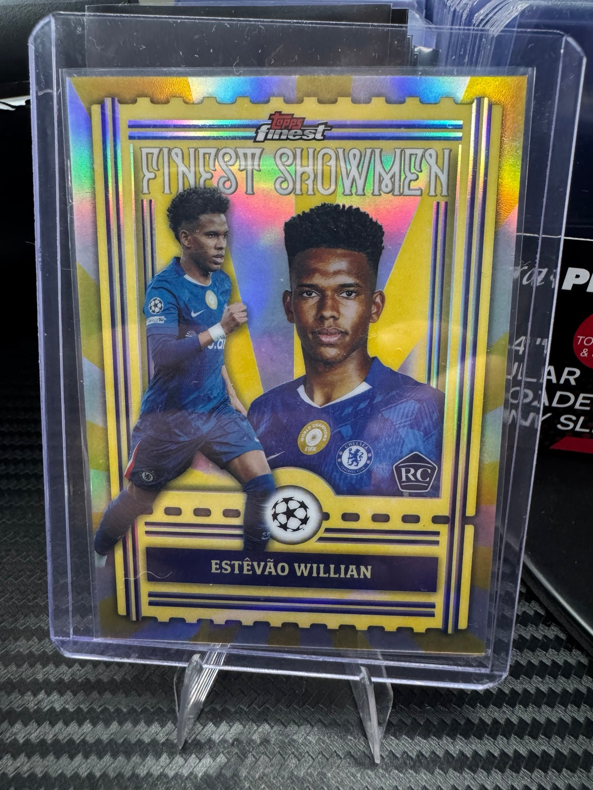 Estêvão Willian RC 4-Card Lot – 2025-26 Topps Finest UEFA