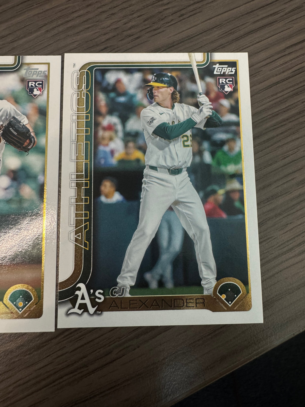 2025 Topps Update Athletics Rookie Lot – Clarke, Alexander & Hoglund