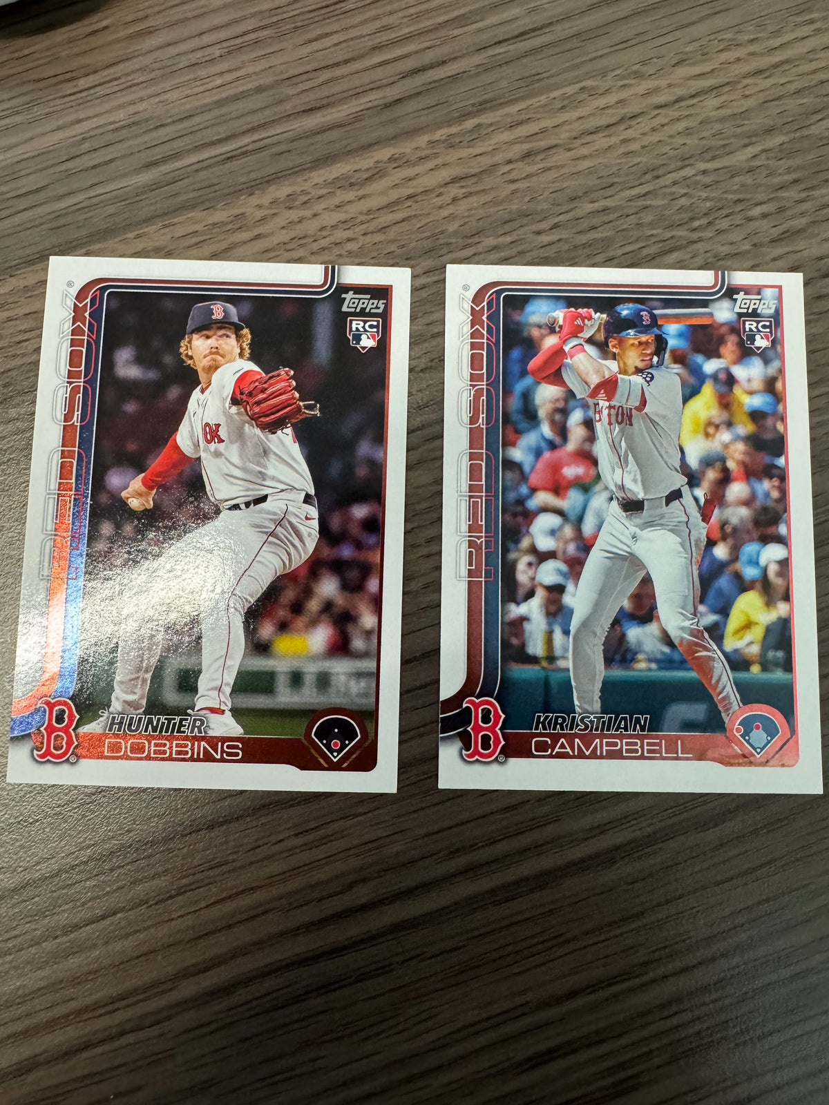 2025 Topps Update Boston Red Sox 4-Card Lot – RC & Bregman Foil
