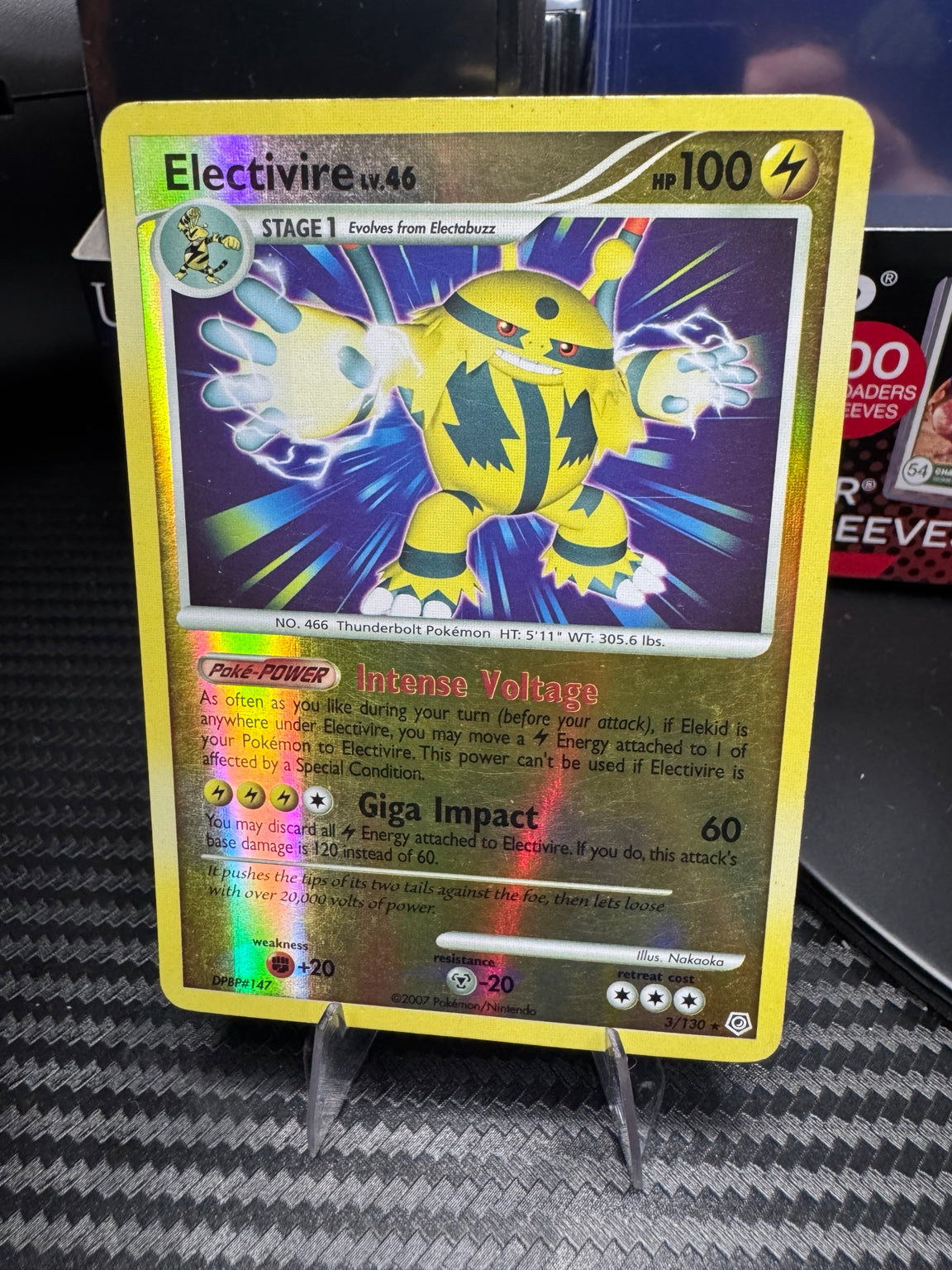 Electivire 3/130 Reverse Holo – Diamond & Pearl 2007