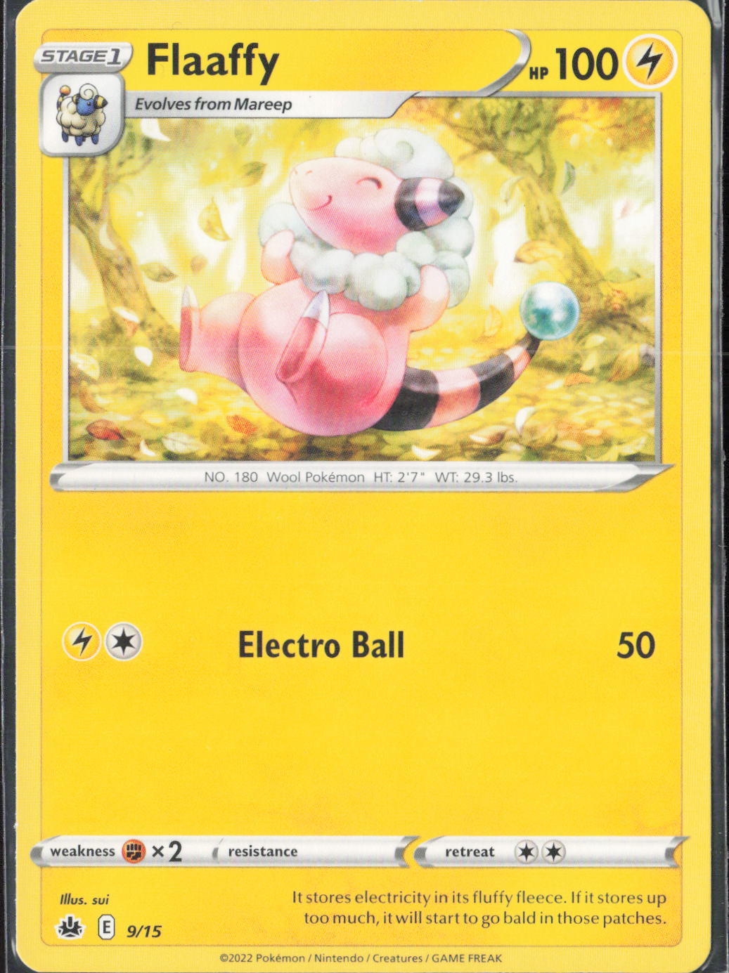 Flaaffy Promo McDonald's Promos 2022 009/015 NM