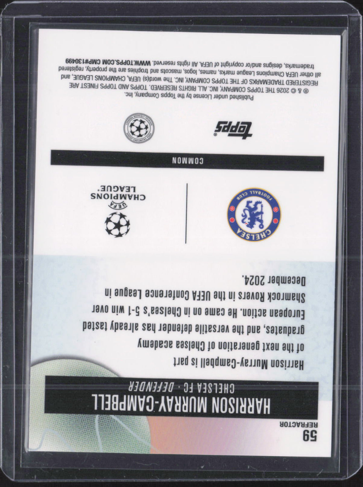 Harrison Murray-Campbell Base Finest Premier League 32 NM