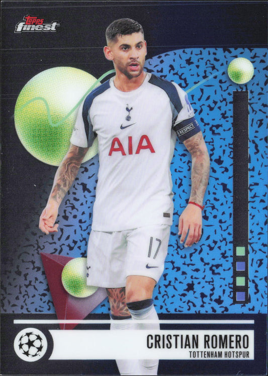 Cristian Romero Base Topps UEFA Club Competitions Superstars 30 NM