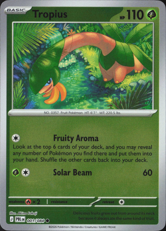 Tropius Common ME05: Pitch Black 001/084 NM