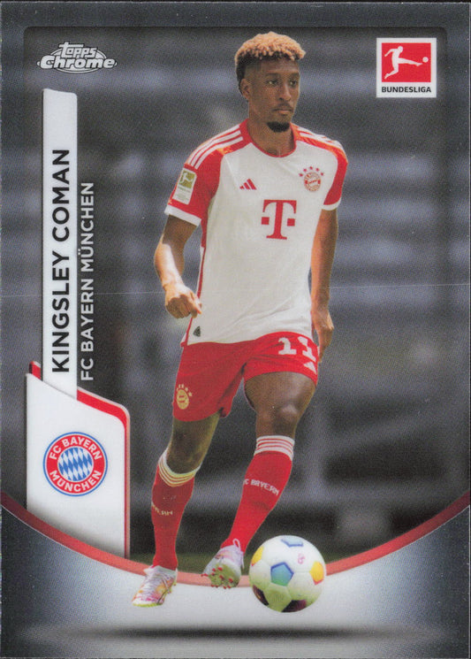 Kingsley Coman Base Topps Chrome Bundesliga 87 NM