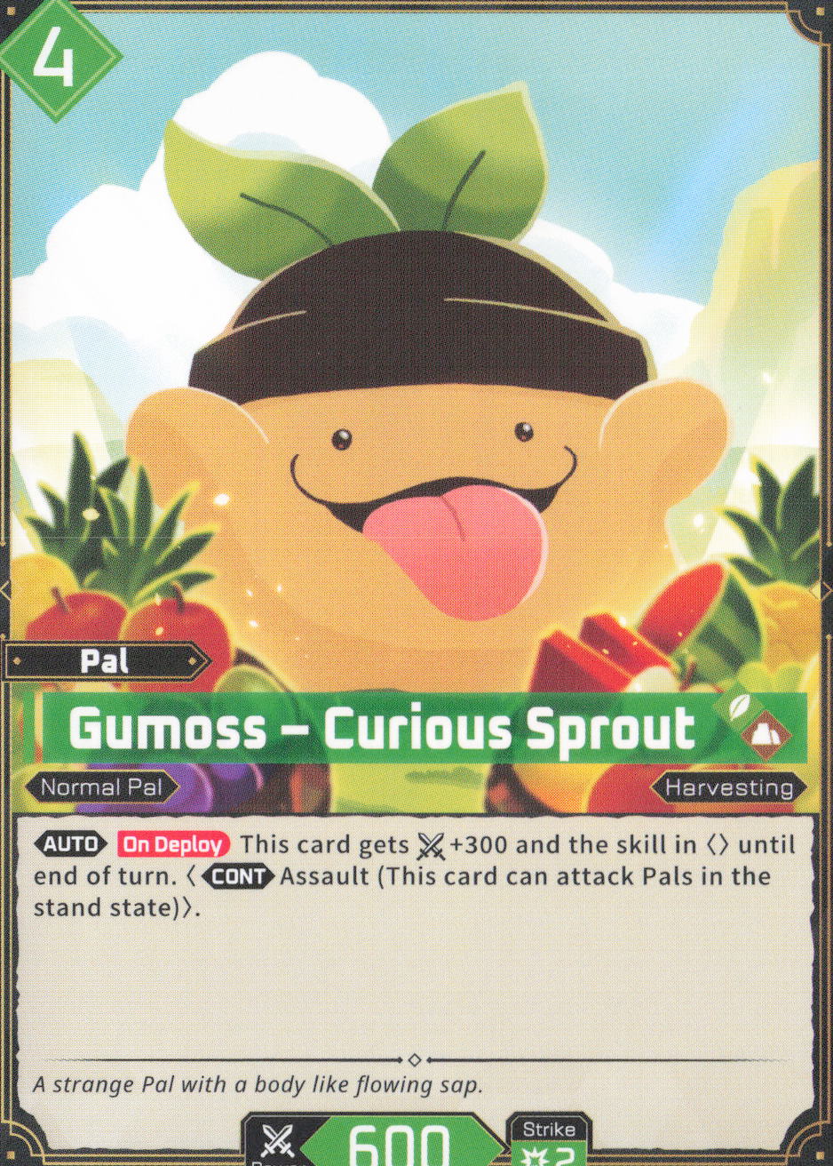 Gumoss - Curious Sprout Uncommon BP01: Dawn of Palpagos EBP01-058 NM