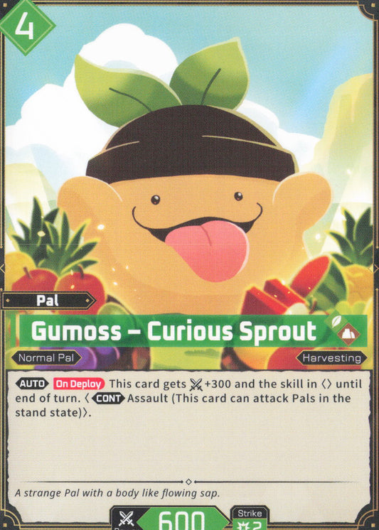 Gumoss - Curious Sprout Uncommon BP01: Dawn of Palpagos EBP01-058 NM