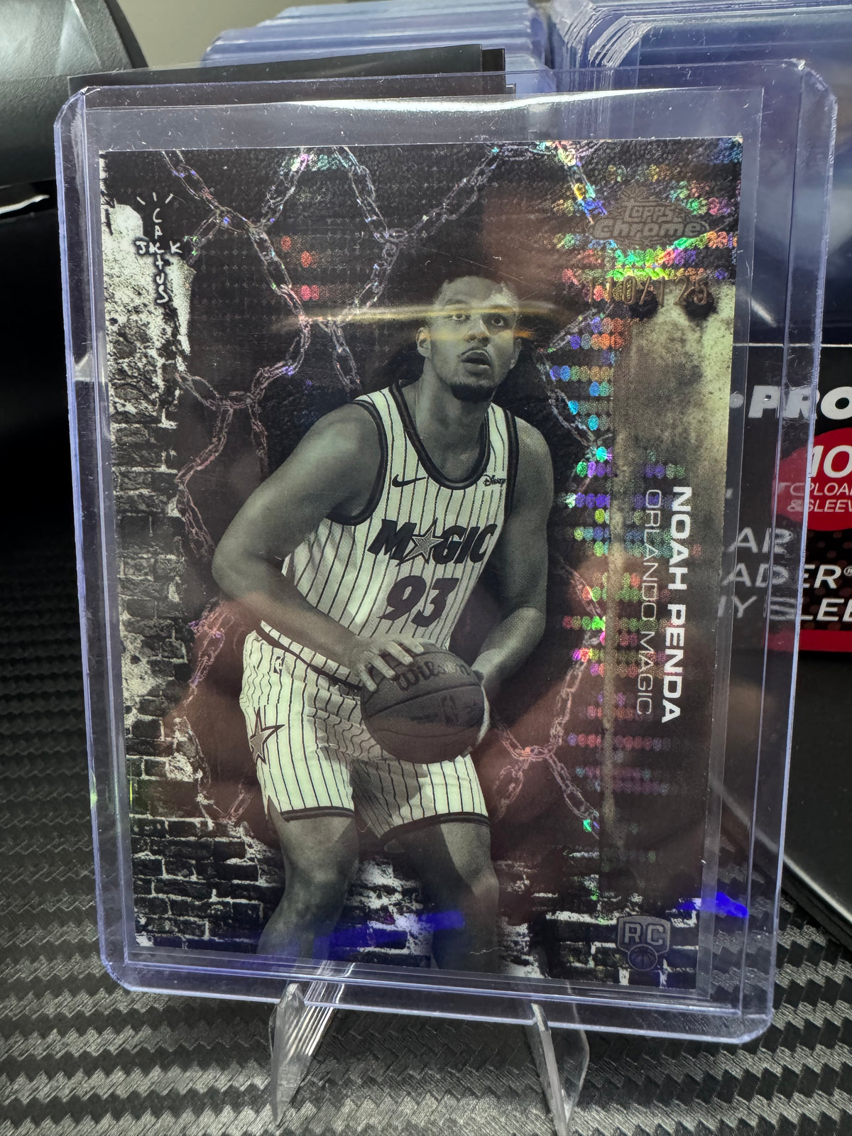 Noah Penda RC 2025-26 Topps Chrome Cactus Jack Sonar /125