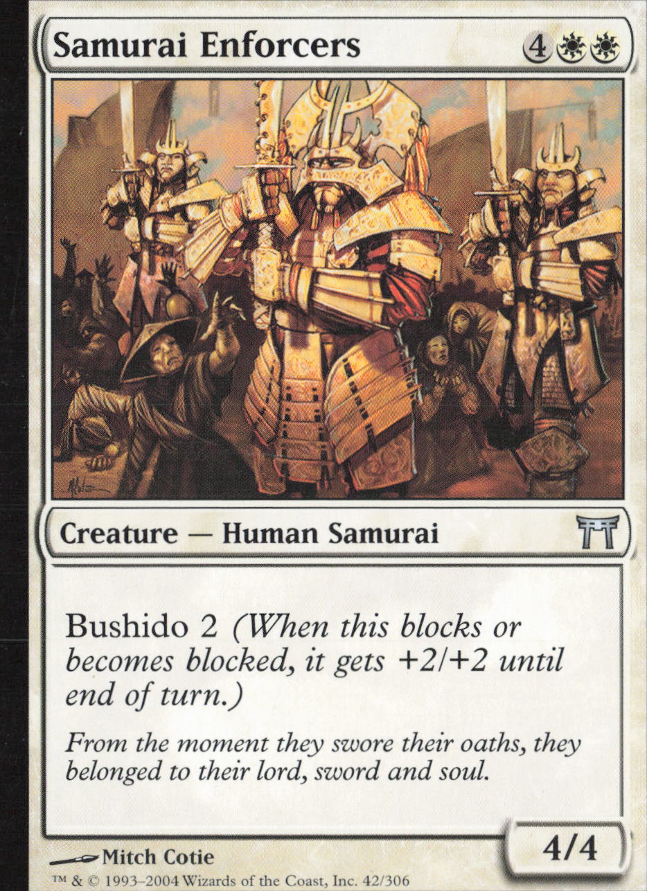 Samurai Enforcers U Champions of Kamigawa 42 NM