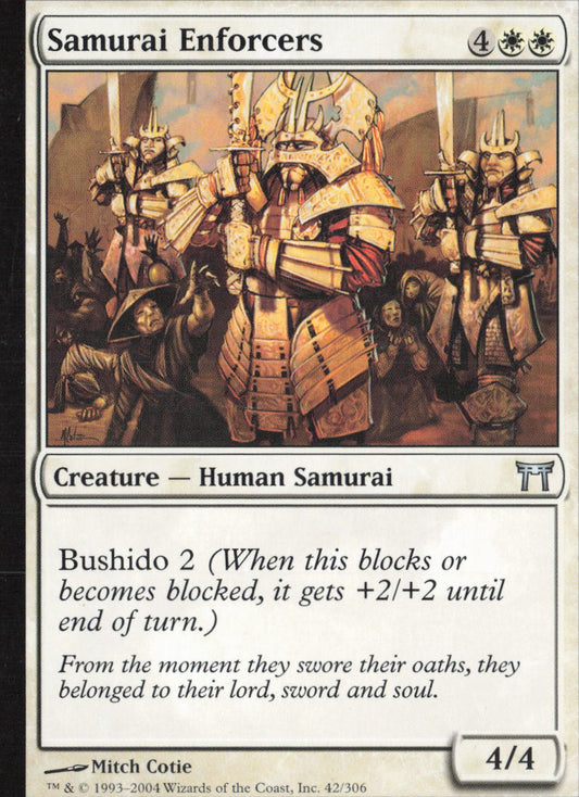 Samurai Enforcers U Champions of Kamigawa 42 NM