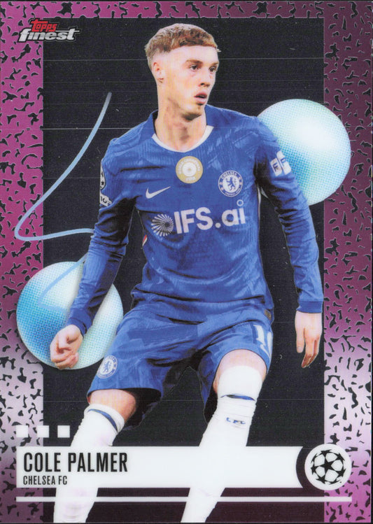 Cole Palmer Checkerboard Refractor Finest UEFA Club Competitions -  NM