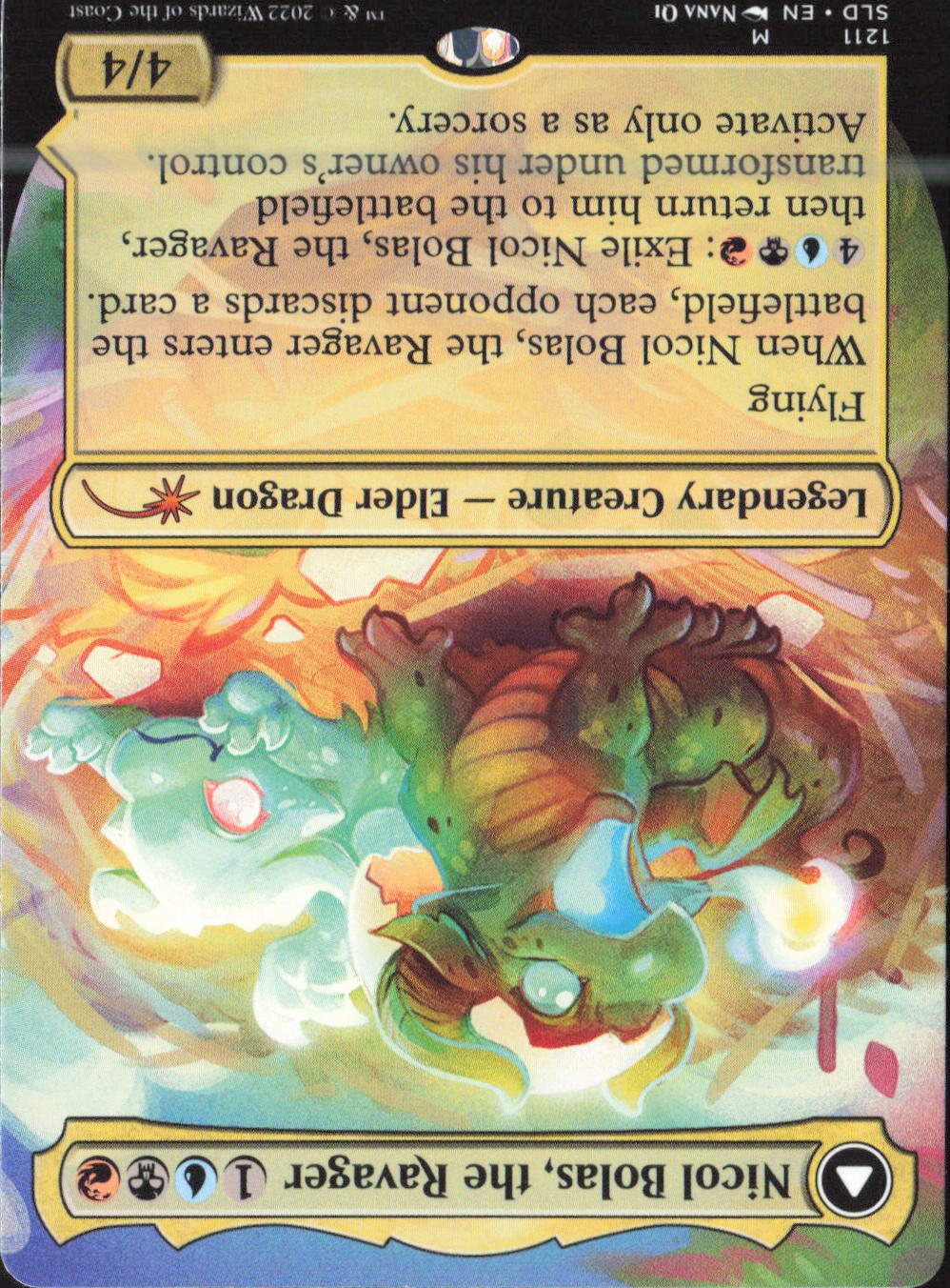 Nicol Bolas, the Ravager (Display Commander) - Thick Stock Lair Drop Series
