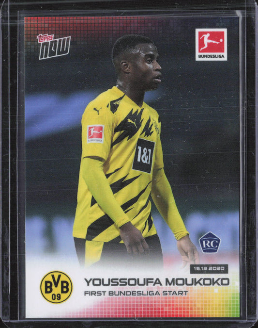 Youssoufa Moukoko Base Topps Now Bundesliga English 065 NM