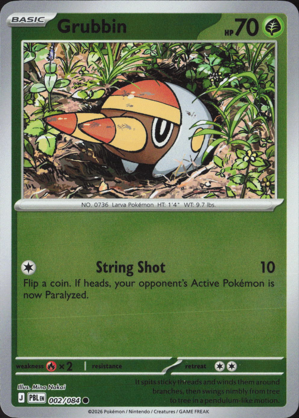 Grubbin Common ME05: Pitch Black 002/084 NM
