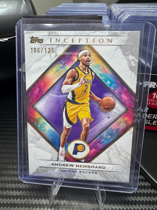 Andrew Nembhard 2025-26 Topps Inception Purple /125 #27