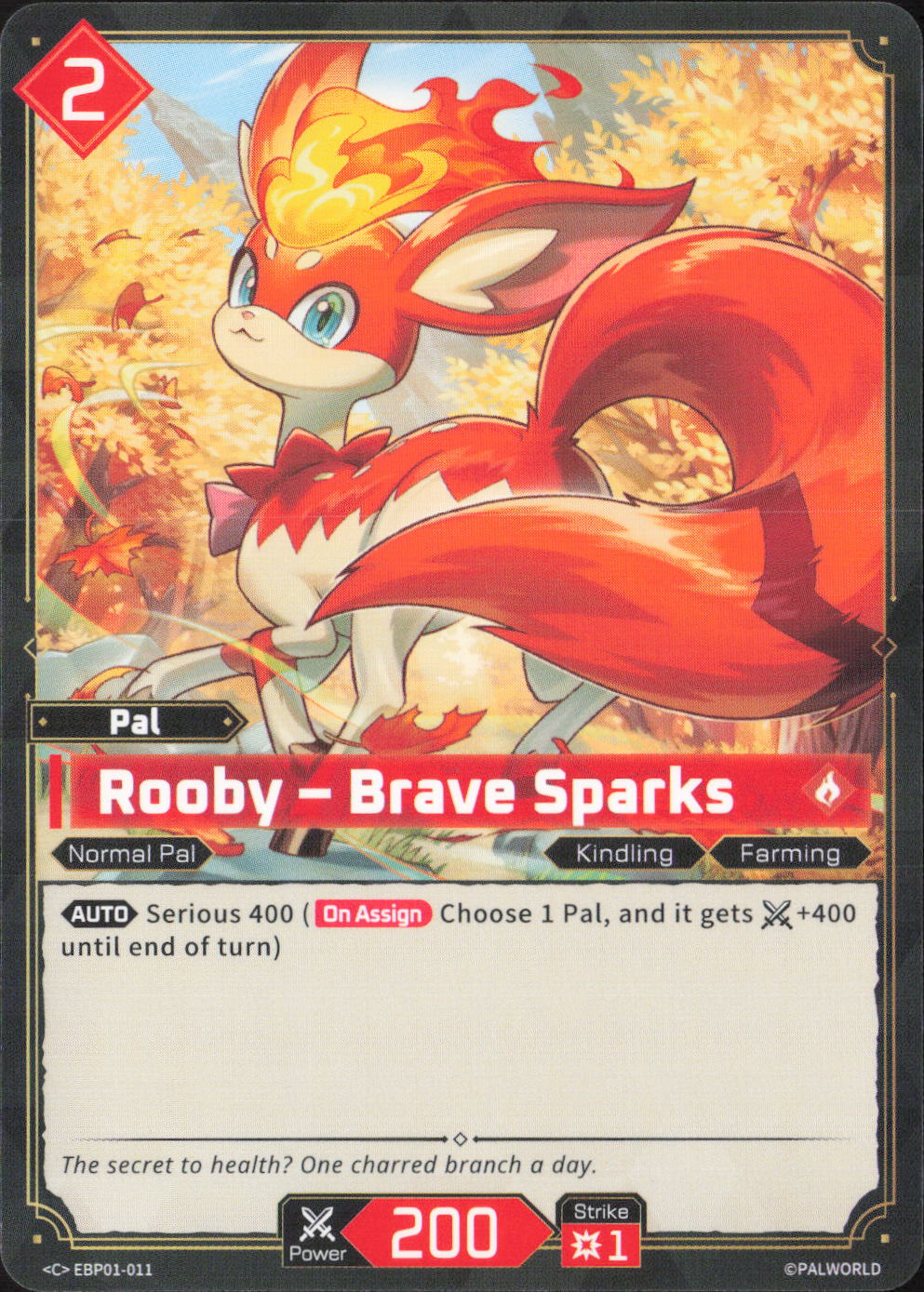 Rooby - Brave Sparks Common BP01: Dawn of Palpagos EBP01-011 NM