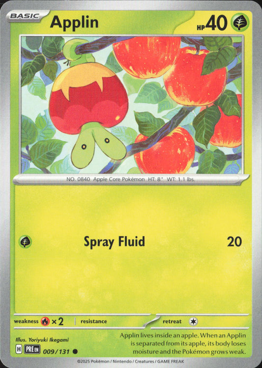 Applin Common SV: Prismatic Evolutions 009/131 NM
