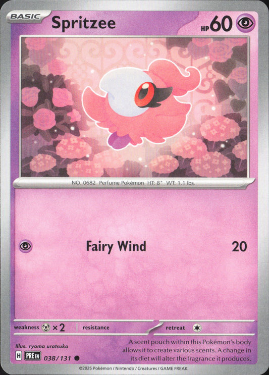 Spritzee Common SV: Prismatic Evolutions 038/131 NM