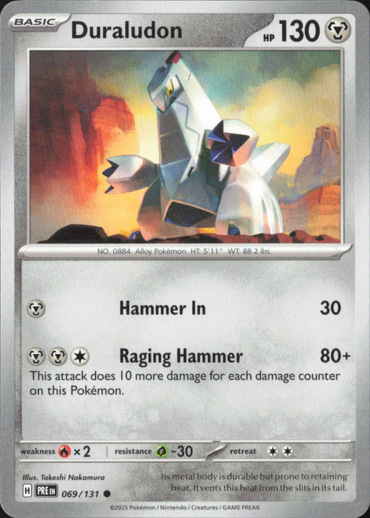 Duraludon Common SV: Prismatic Evolutions 069/131 NM