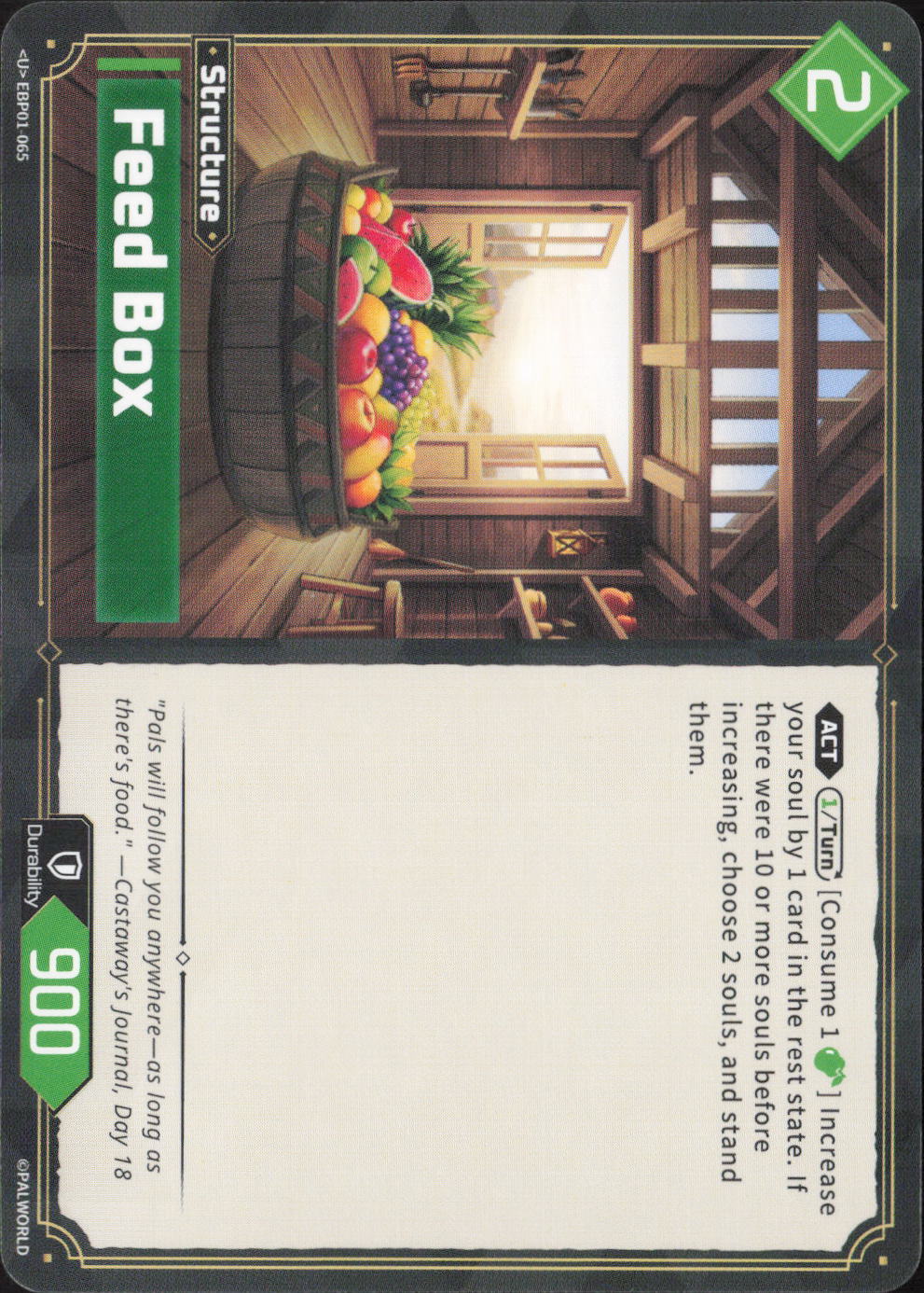Feed Box Uncommon BP01: Dawn of Palpagos EBP01-065 NM