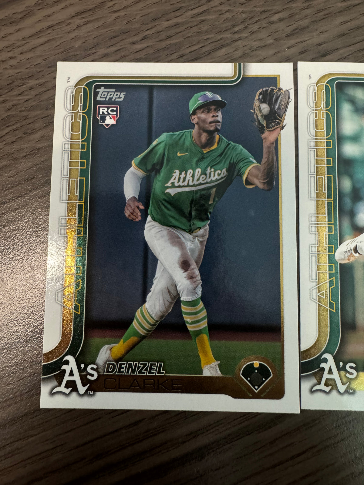 2025 Topps Update Athletics Rookie Lot – Clarke, Alexander & Hoglund