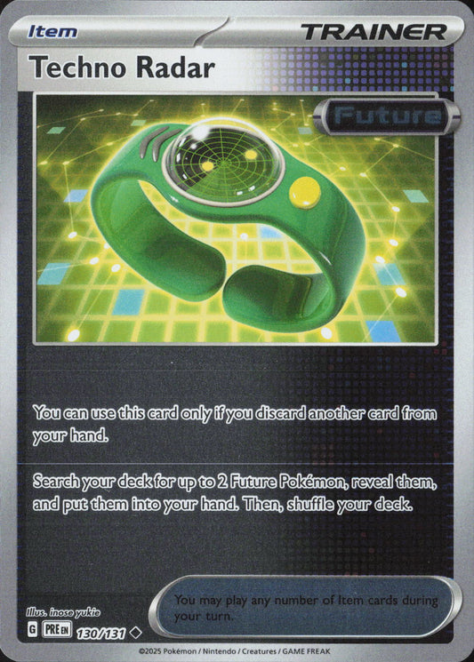 Techno Radar Uncommon SV: Prismatic Evolutions 130/131 NM