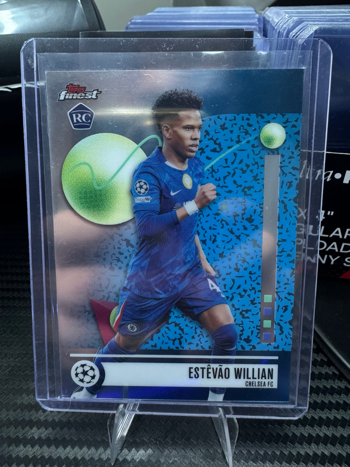 Estêvão Willian RC 4-Card Lot – 2025-26 Topps Finest UEFA
