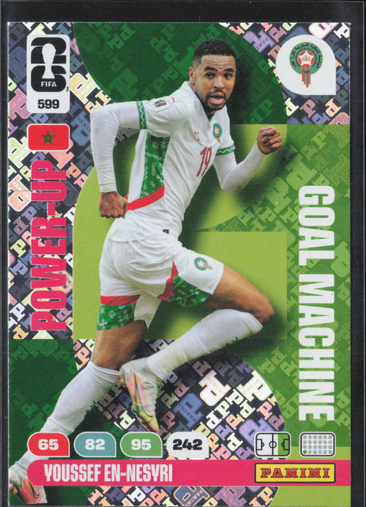 Youssef En-Nesyri Base Panini Adrenalyn XL FIFA World Cup 599 NM