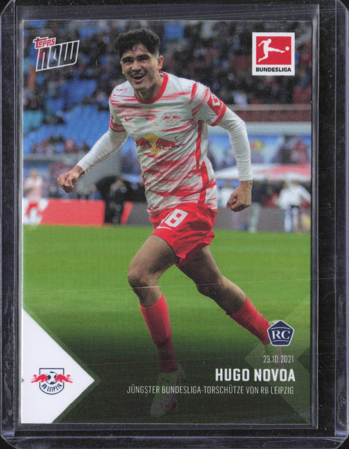 Hugo Novoa Red Topps Now Bundesliga German - NM