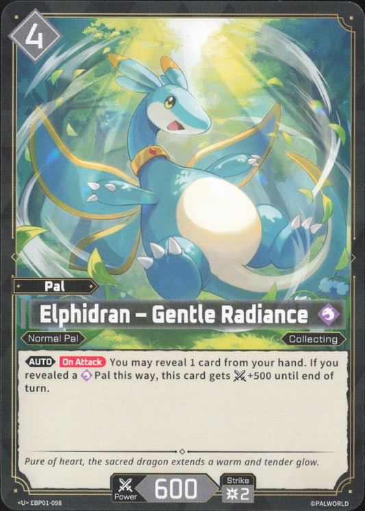 Elphidran - Gentle Radiance Uncommon BP01: Dawn of Palpagos EBP01-098 NM