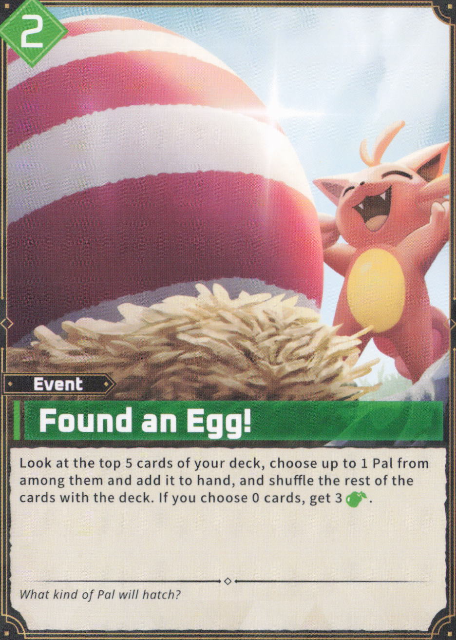 Found an Egg! Common BP01: Dawn of Palpagos EBP01-071 NM