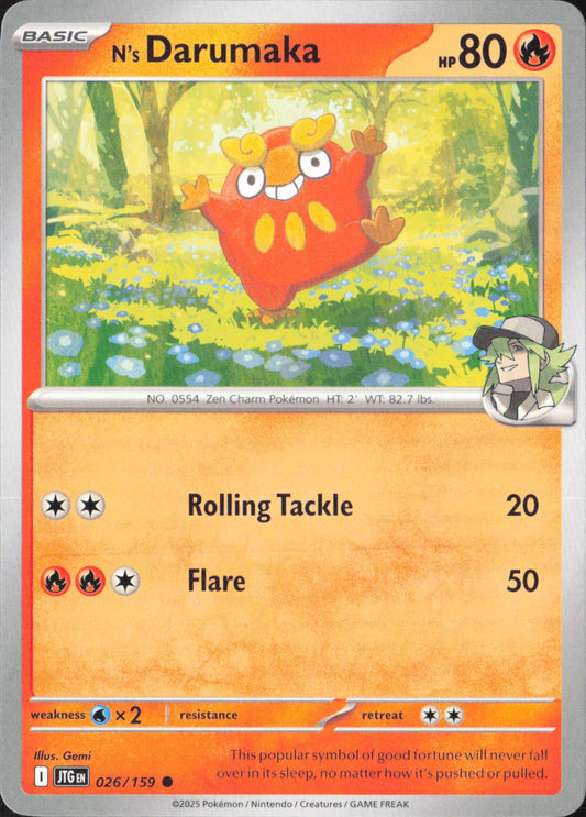 N's Darumaka Common SV09: Journey Together 026/159 NM