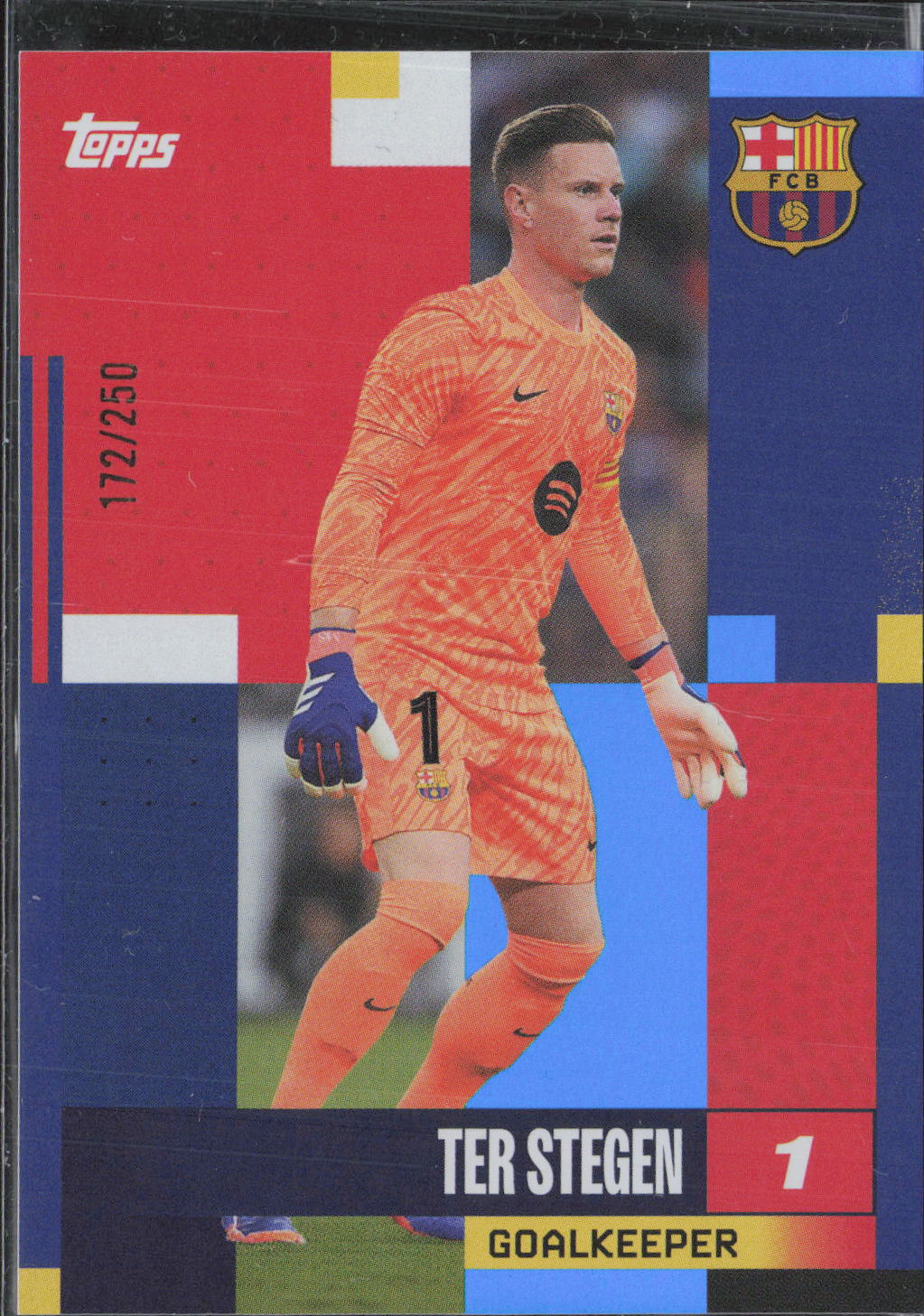 Marc-André ter Stegen Base Topps FC Barcelona Team /250 NM