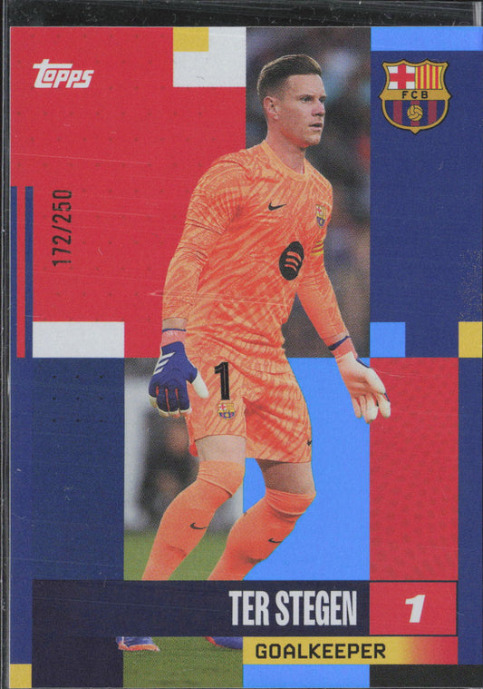 Marc-André ter Stegen Base Topps FC Barcelona Team /250 NM
