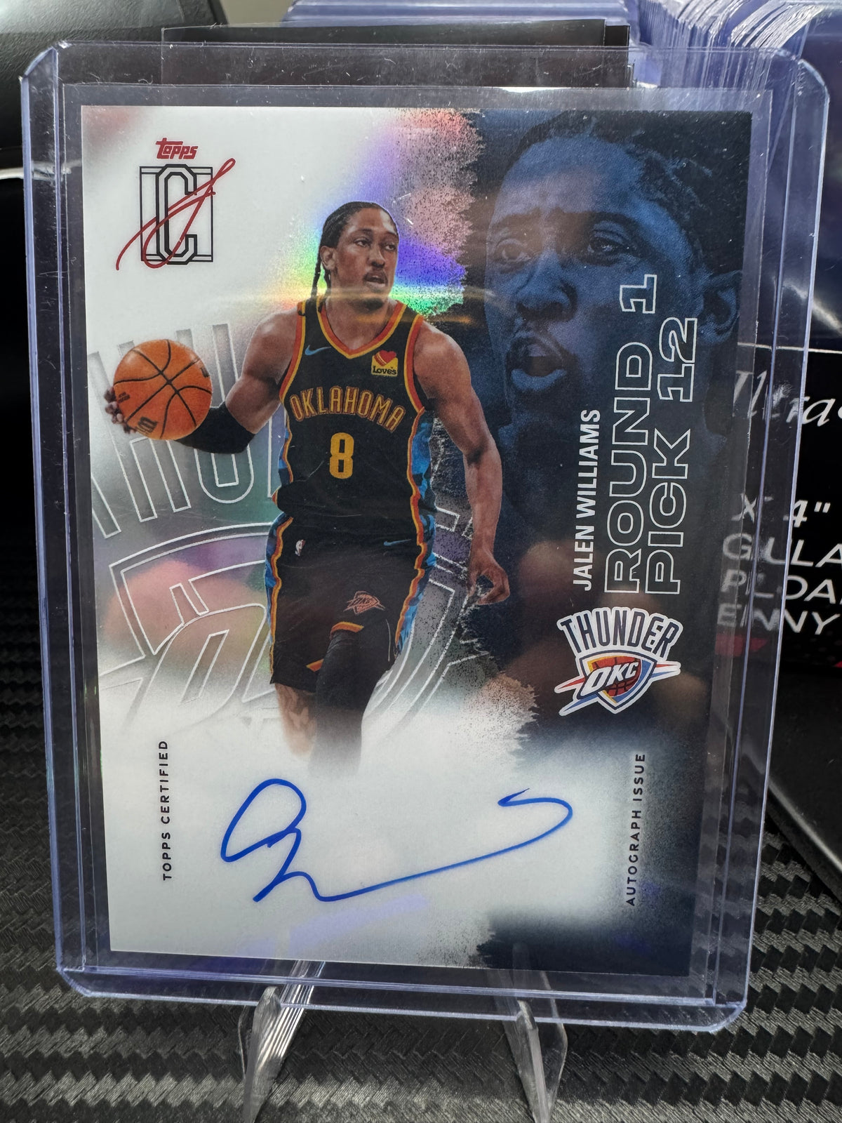 Jalen Williams 2025-26 Topps Signature Class Veteran Chrome Auto VCC-JW