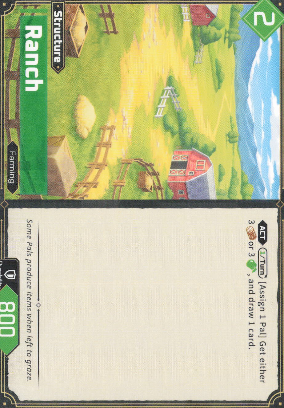 Ranch Uncommon BP01: Dawn of Palpagos EBP01-066 NM