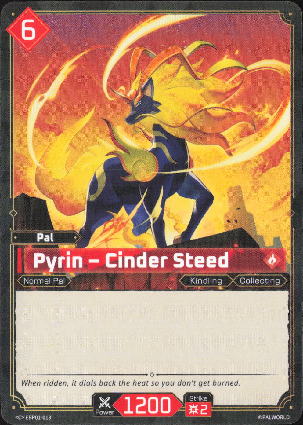 Pyrin - Cinder Steed Common BP01: Dawn of Palpagos EBP01-013 NM