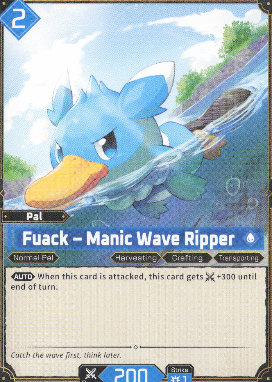 Fuack - Manic Wave Ripper Uncommon BP01: Dawn of Palpagos EBP01-032 NM