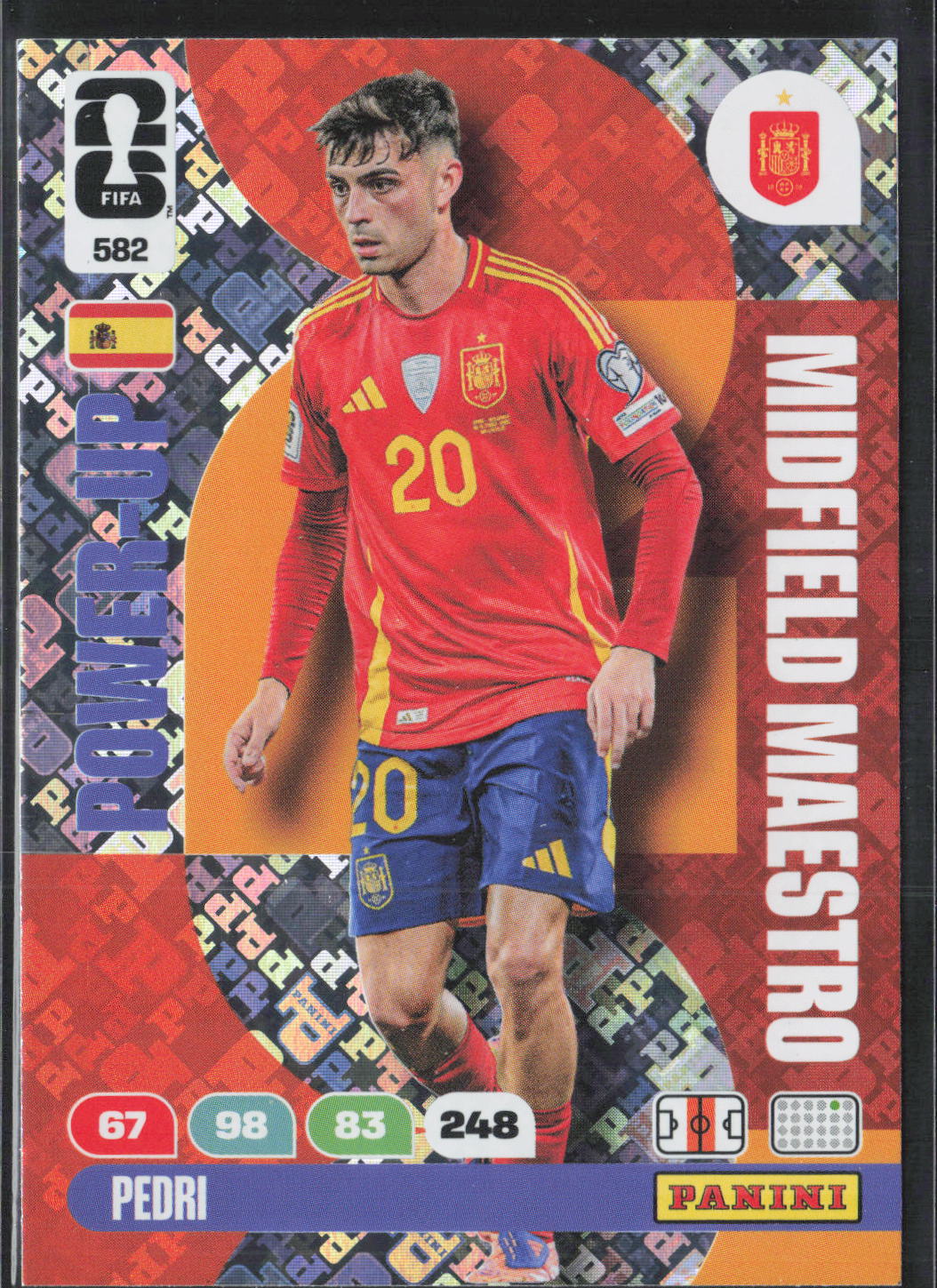 Pedri Base Panini Adrenalyn XL FIFA World Cup 582 NM