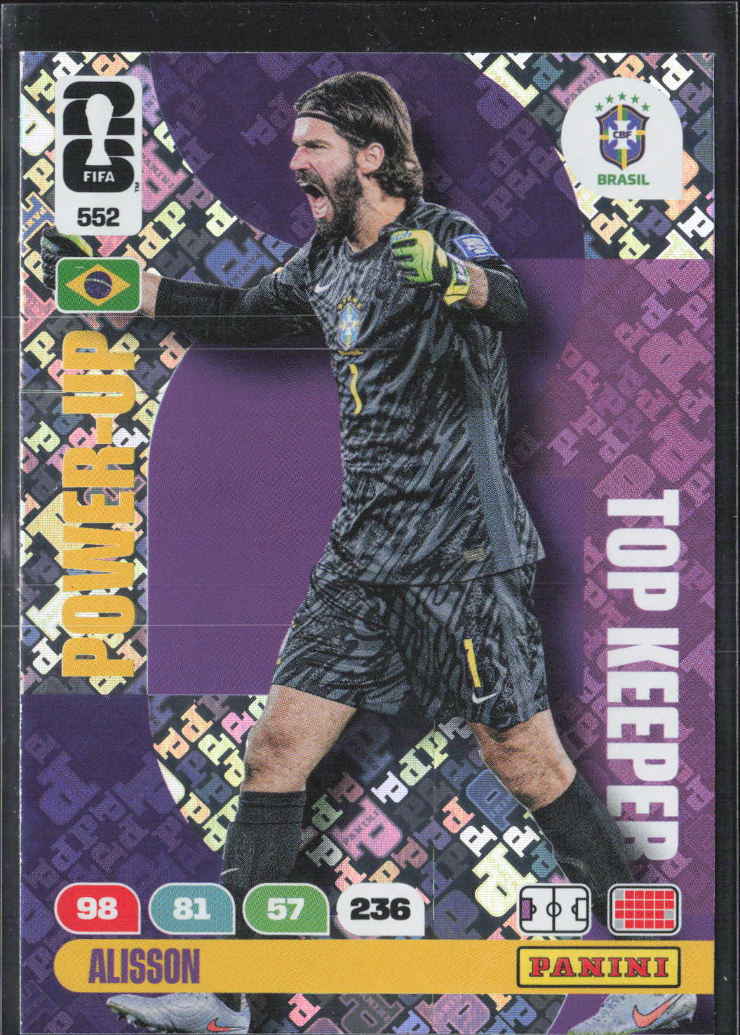 Alisson Base Panini Adrenalyn XL FIFA World Cup 552 NM