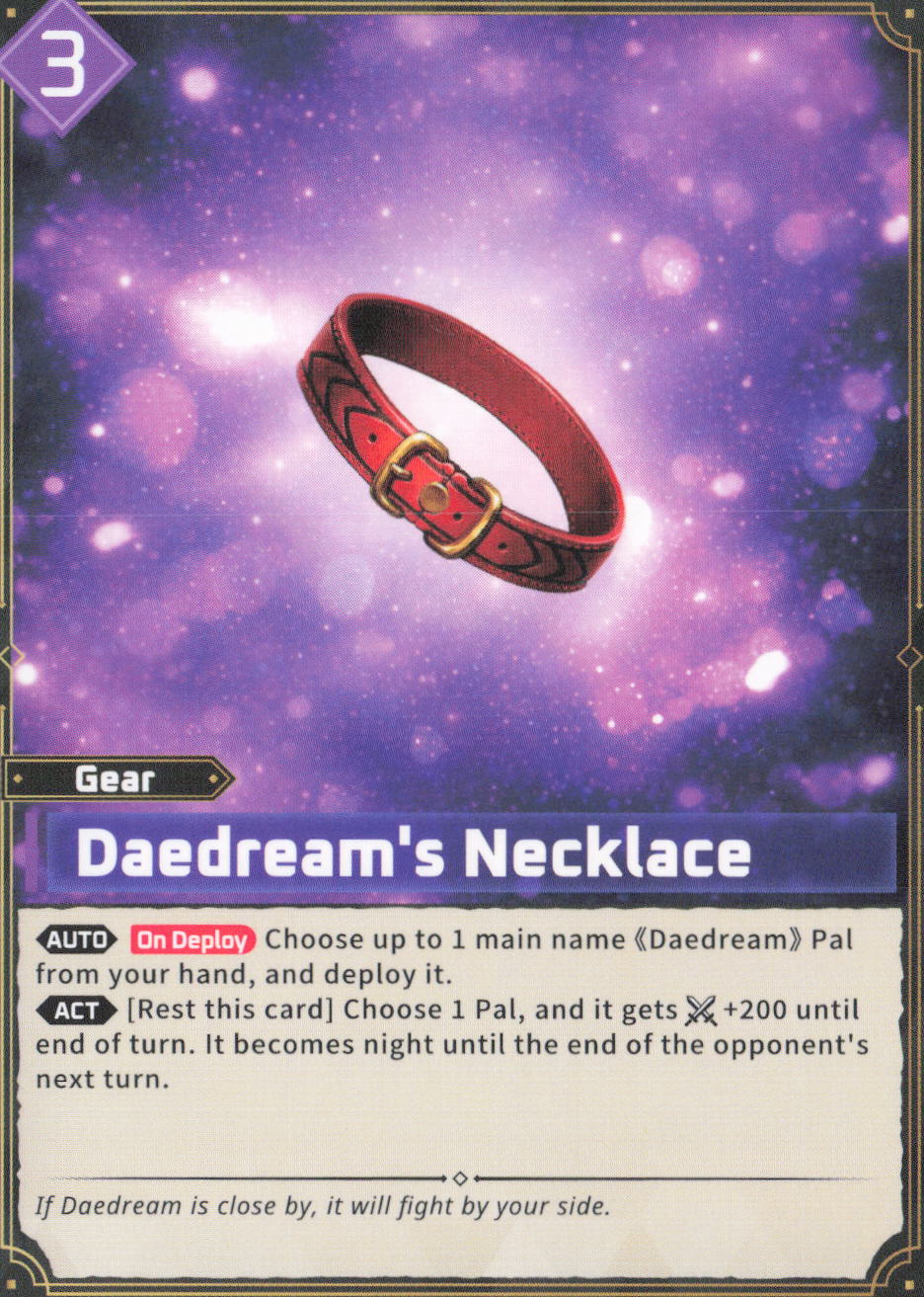 Daedream's Necklace Common BP01: Dawn of Palpagos EBP01-094 NM