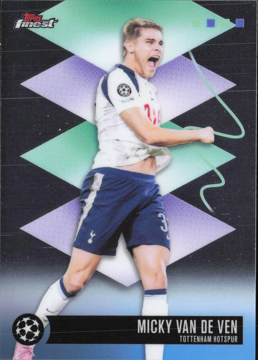 Micky van de Ven Base Panini Prizm Premier League 81 NM