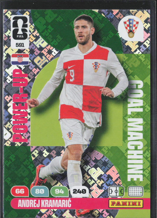 Andrej Kramaric Base Panini Adrenalyn XL FIFA World Cup 591 NM