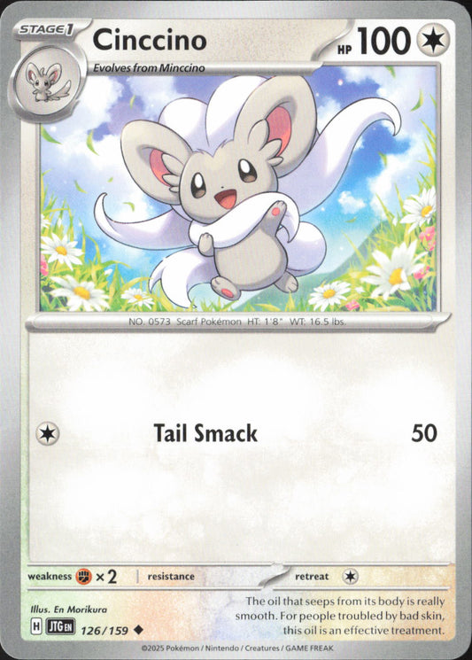 Cinccino Uncommon SV09: Journey Together 126/159 NM