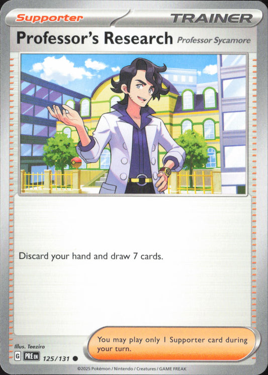 Professor's Research [Professor Sycamore] Common Prismatic Evolutions 125/131NM