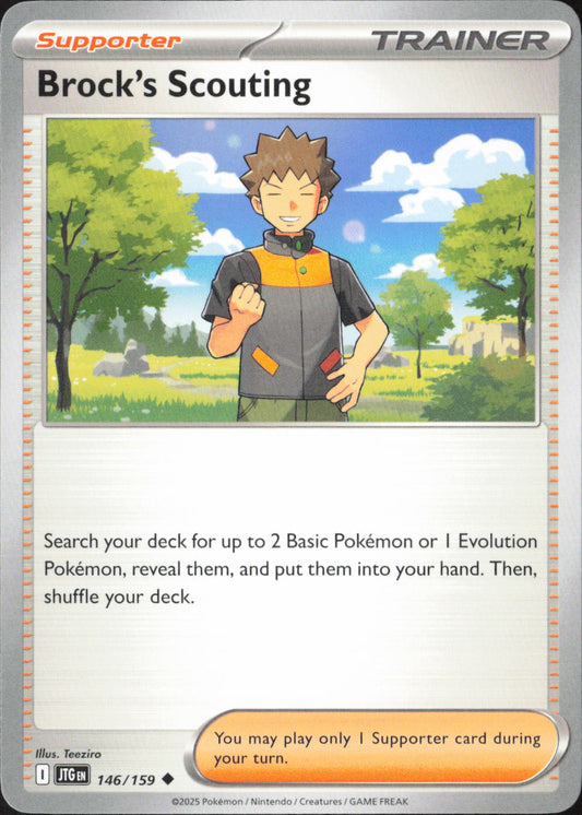 Brock's Scouting Uncommon SV09: Journey Together 146/159 NM