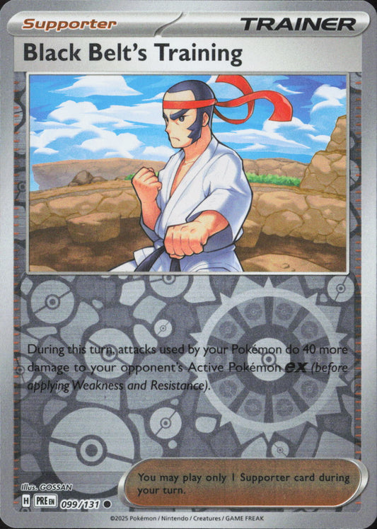 Black Belt's Training Common SV: Prismatic Evolutions 099/131 NM